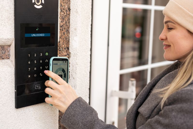 Smart Doorbell Mounted